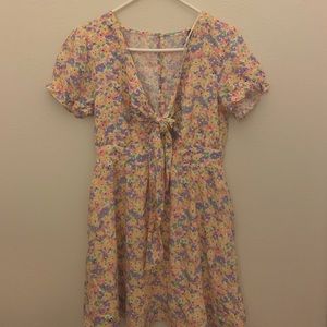 Floral Spring Picnic Dress
